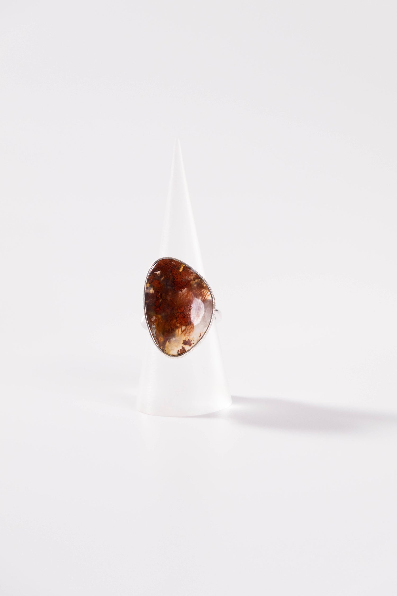 【nanan bijouxxx×StyleReborn】Together Stone Collection Ring Red Moss Agate