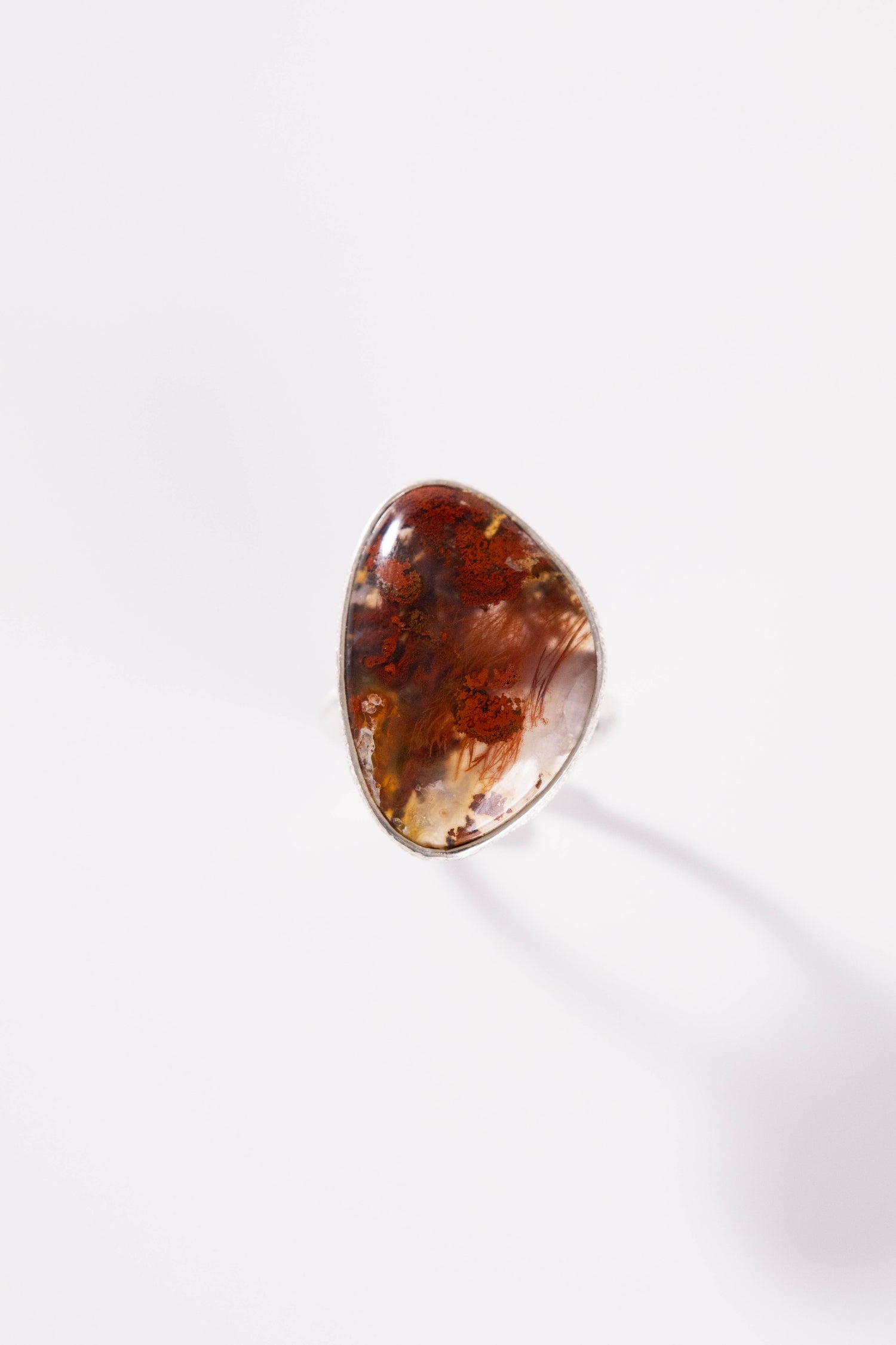 【nanan bijouxxx×StyleReborn】Together Stone Collection Ring Red Moss Agate