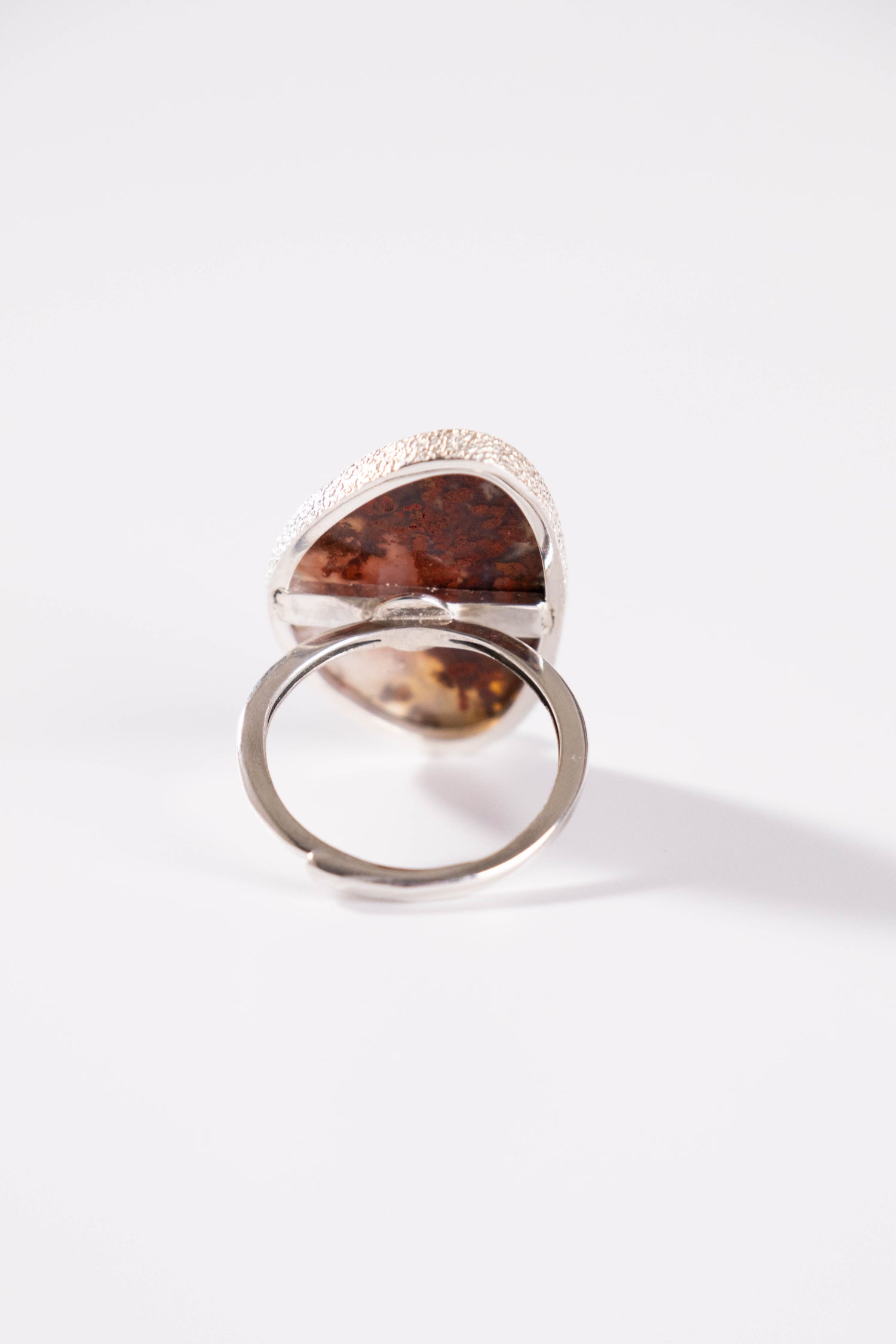 【nanan bijouxxx×StyleReborn】Together Stone Collection Ring Red Moss Agate