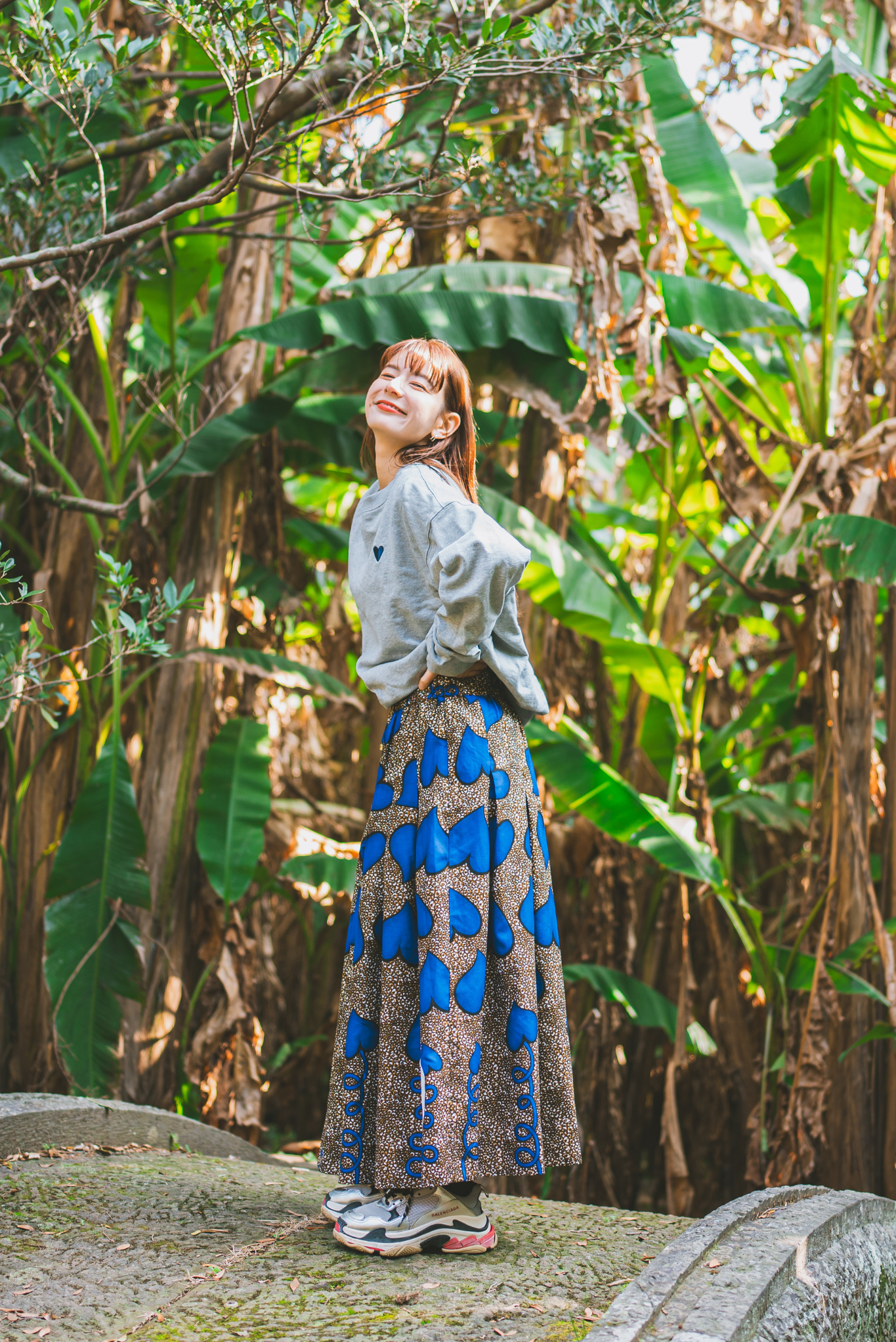 【moyan ecri× StyleReborn】Tuck Flare Skirt Trust in your Heart