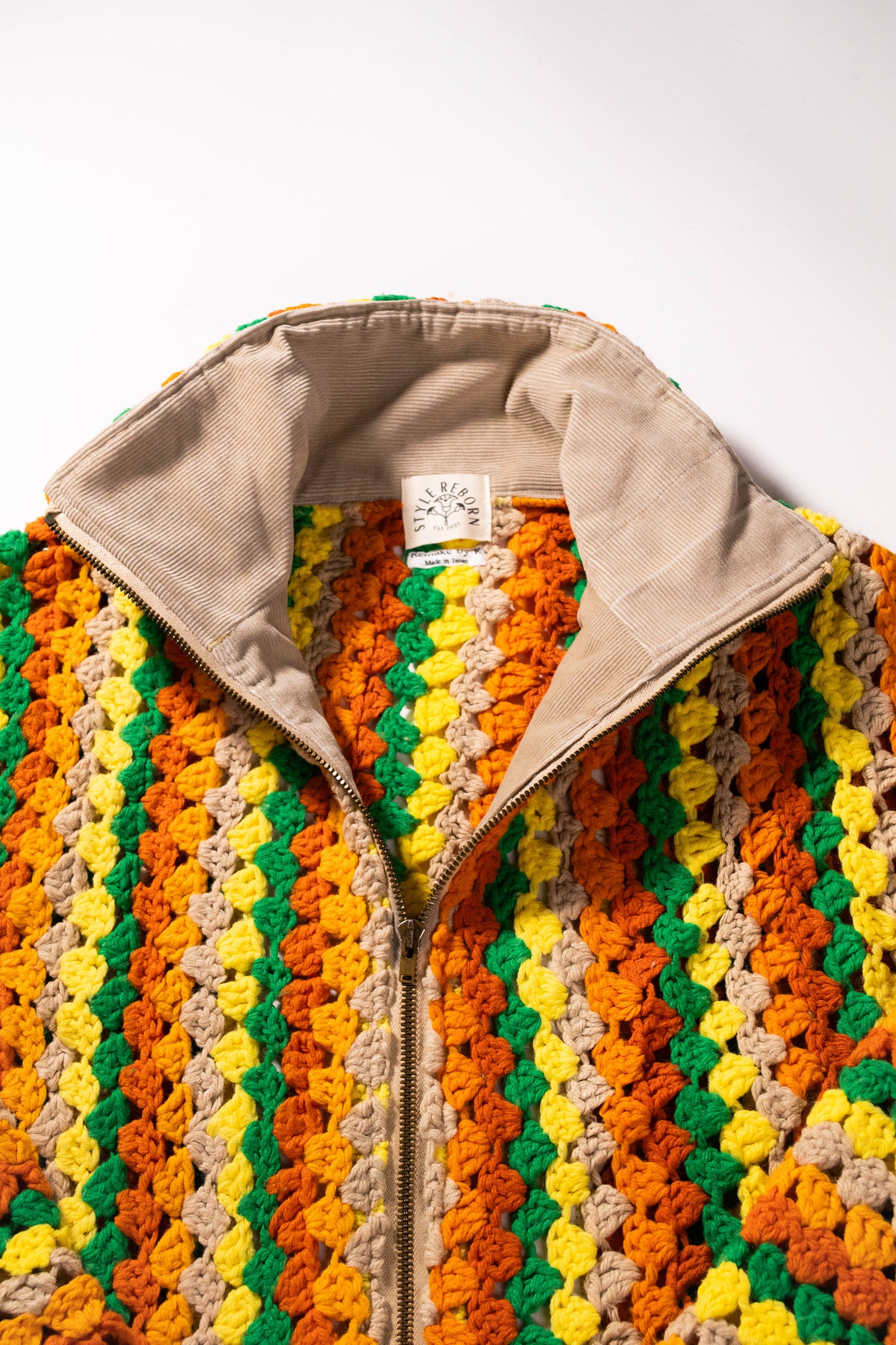 【REMAKEBYK×StyleReborn】Remake Crochet Track Jacket