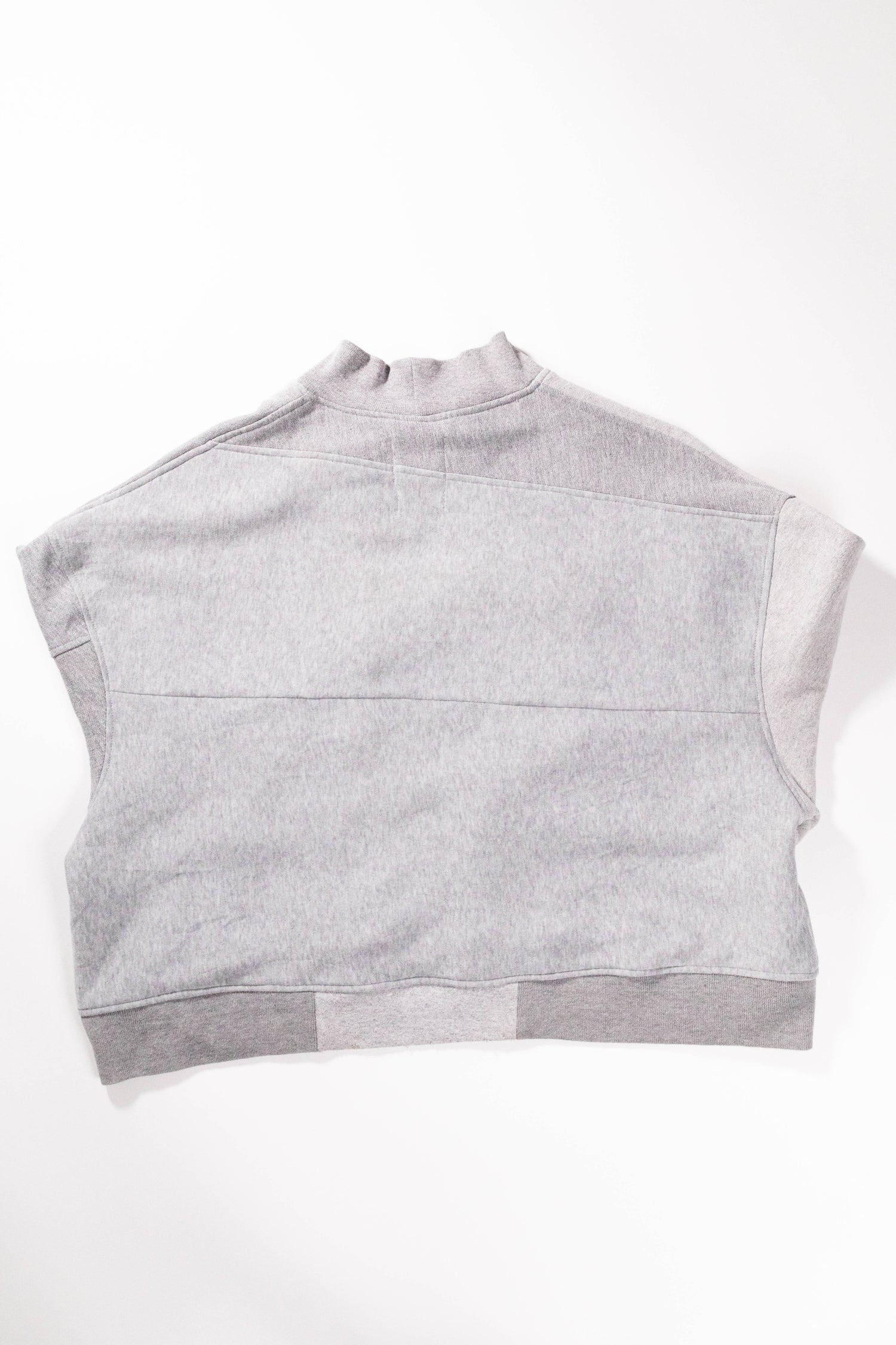 【REMAKEBYK×StyleReborn】Remake Cropped Sweat setup Light Gray