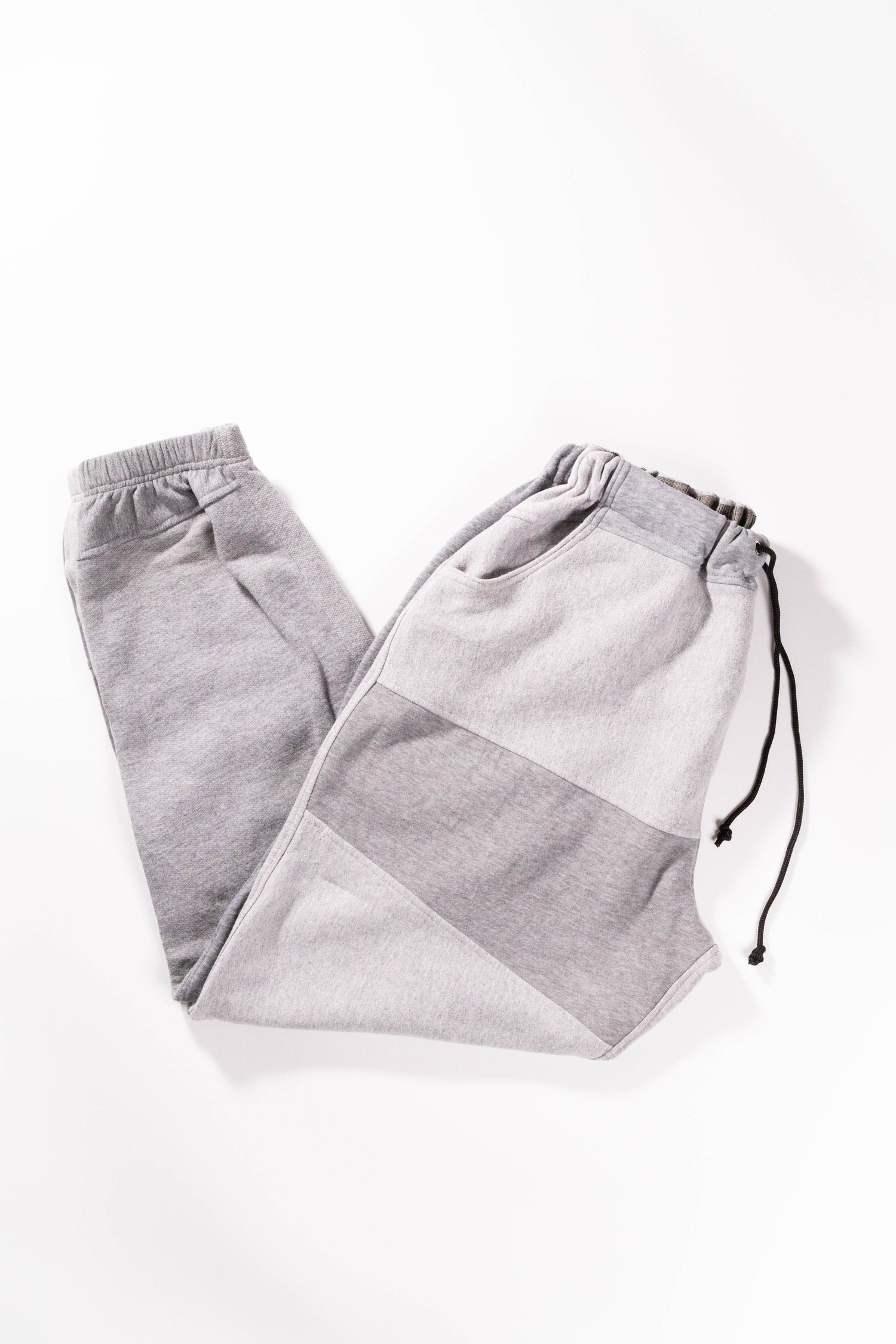 【REMAKEBYK×StyleReborn】Remake Cropped Sweat setup Light Gray