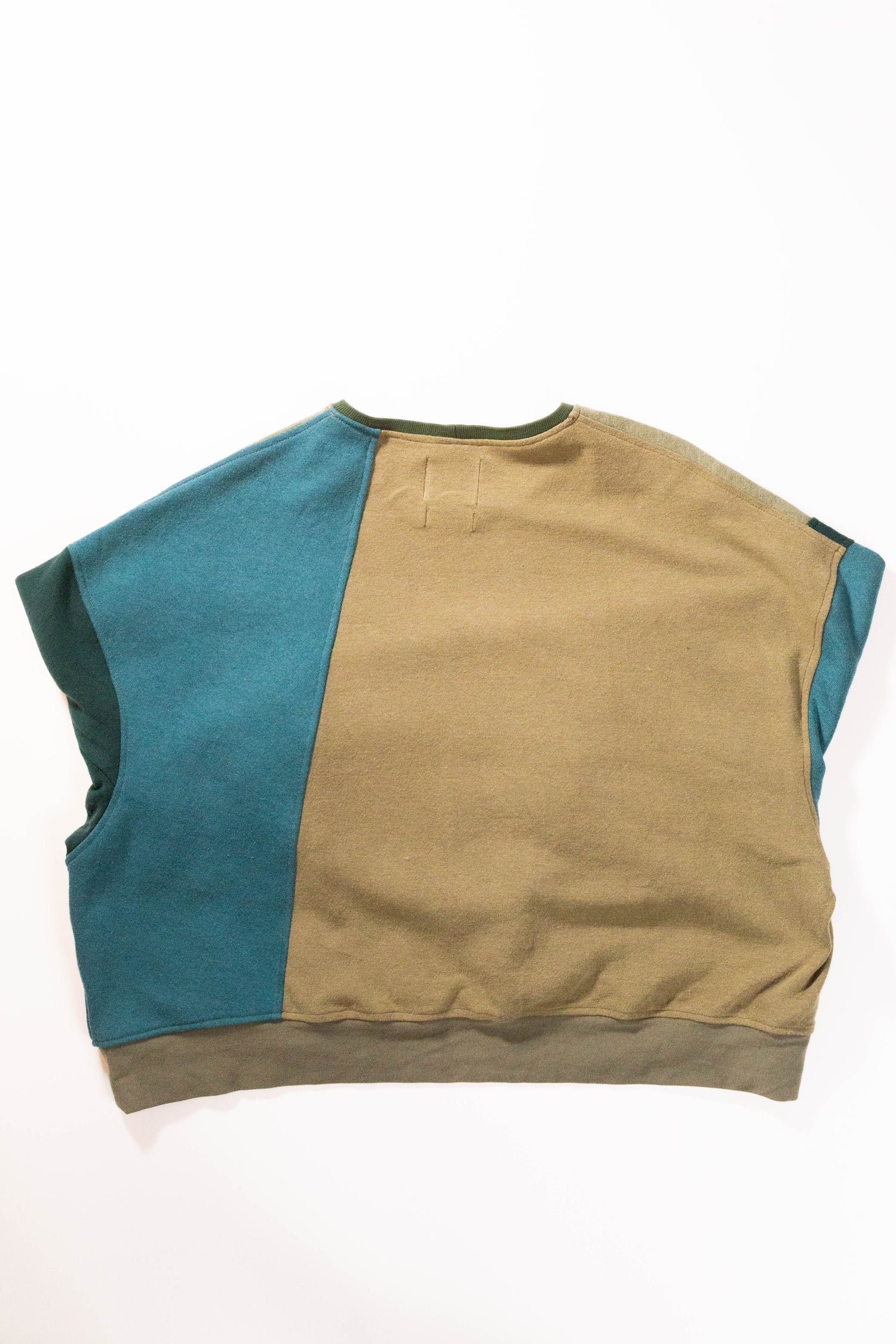 【REMAKEBYK×StyleReborn】Remake Cropped Sweat setup KHAKI