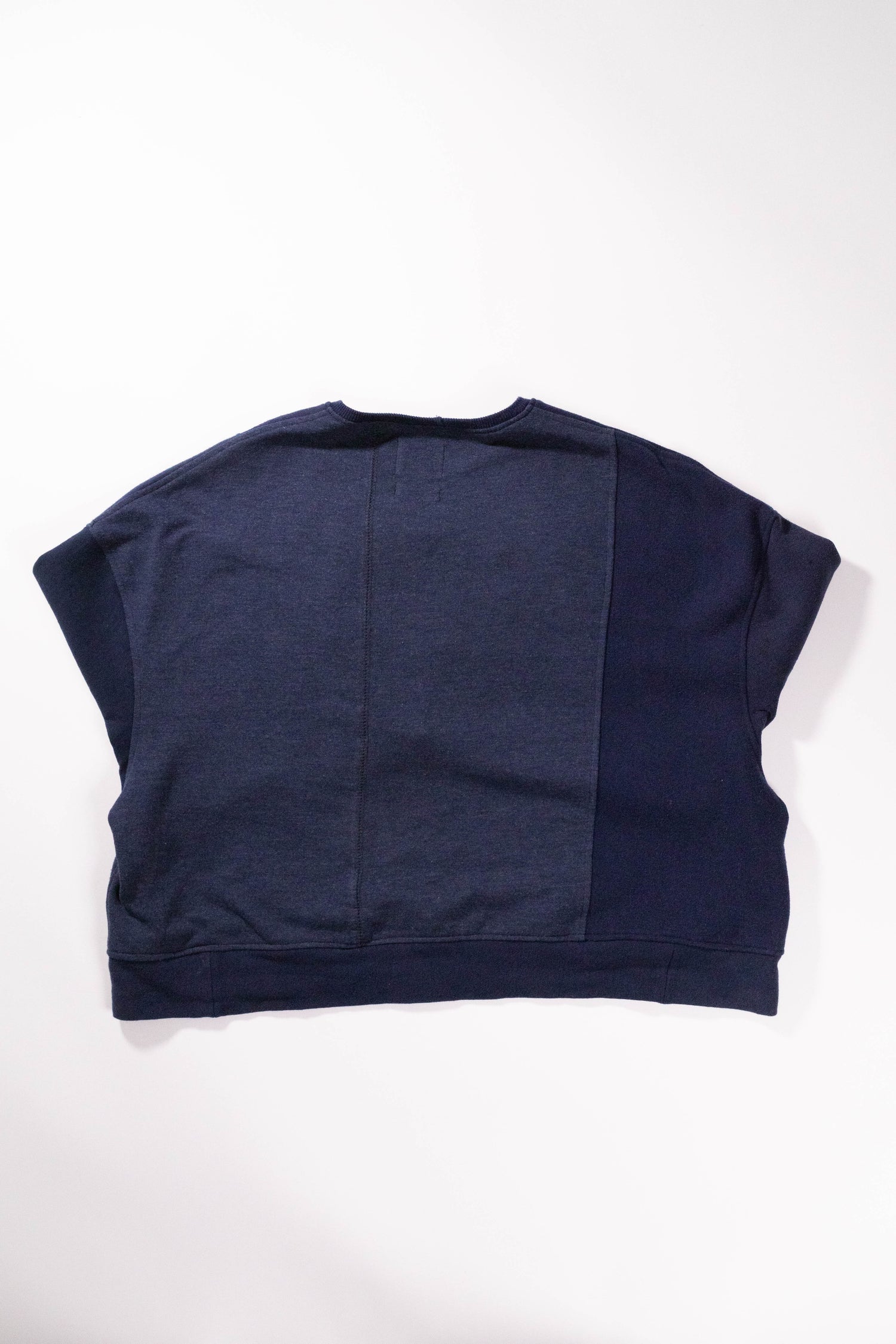 【REMAKEBYK×StyleReborn】Remake Cropped Sweat setup Navy