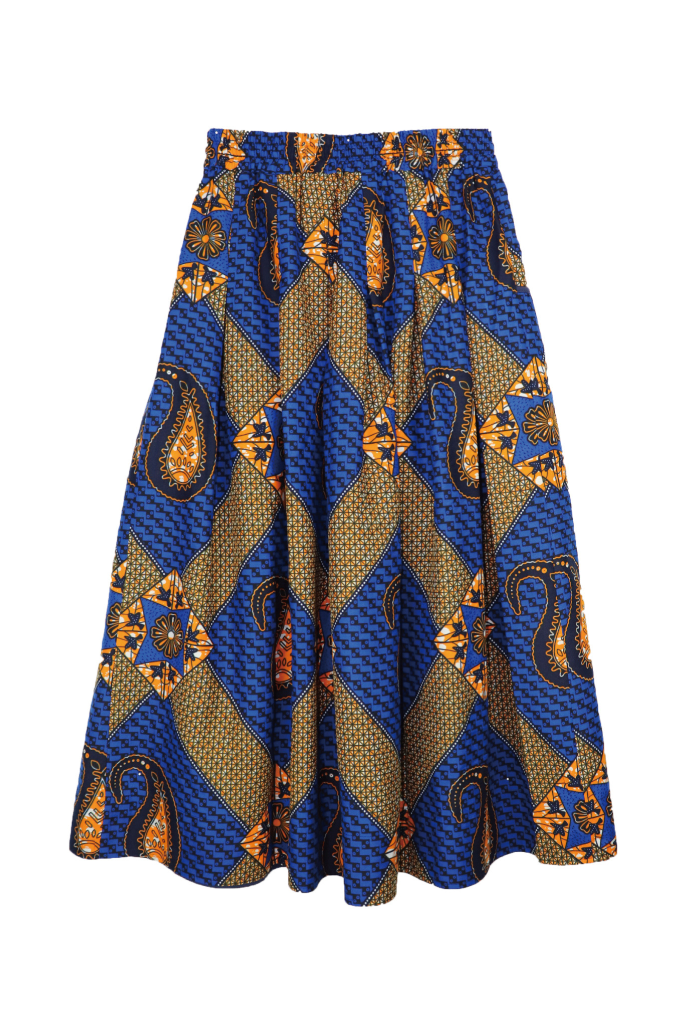 【moyan ecri× StyleReborn】Africa Tuck Gather Skirt Kind of quiet