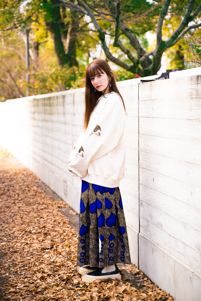 【moyan ecri× StyleReborn】Message T-shirts Sax
