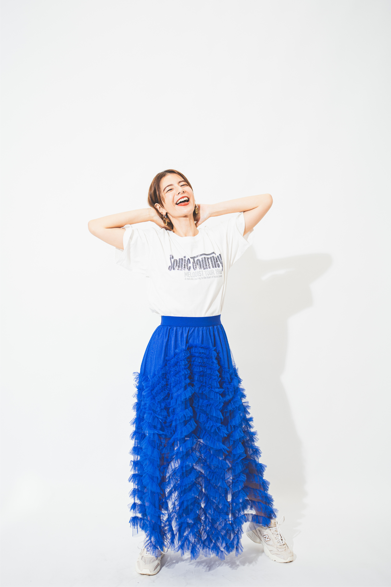 【Suu×SAAAGE boutique】Tulle Skirt Blue