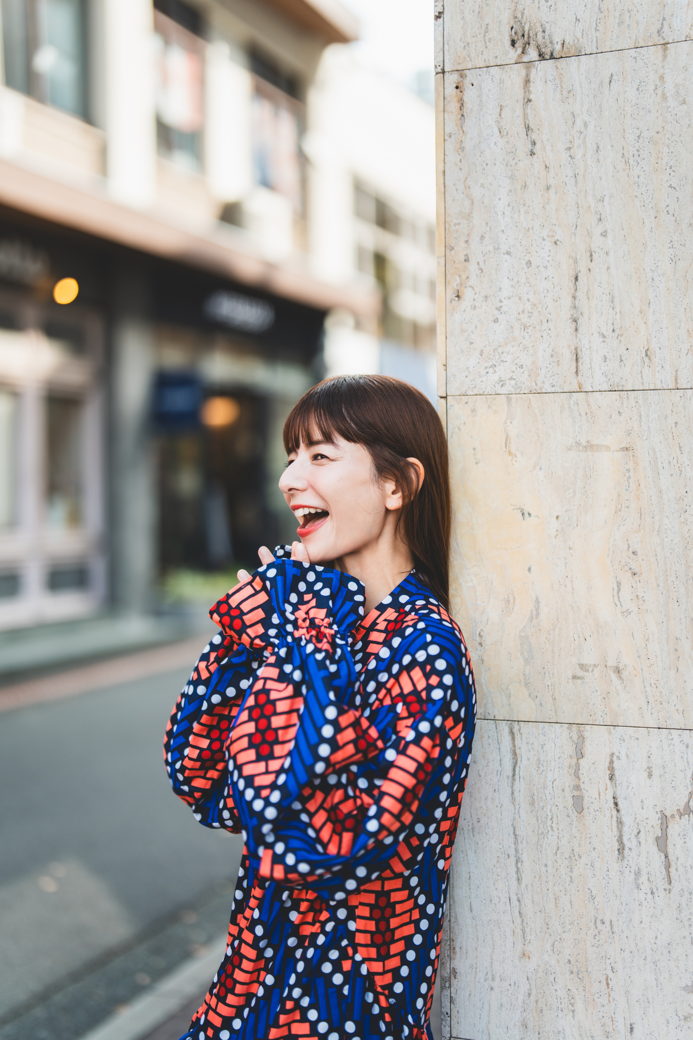 【moyan ecri× StyleReborn】AFRICA付け衿付きボリュームワンピース