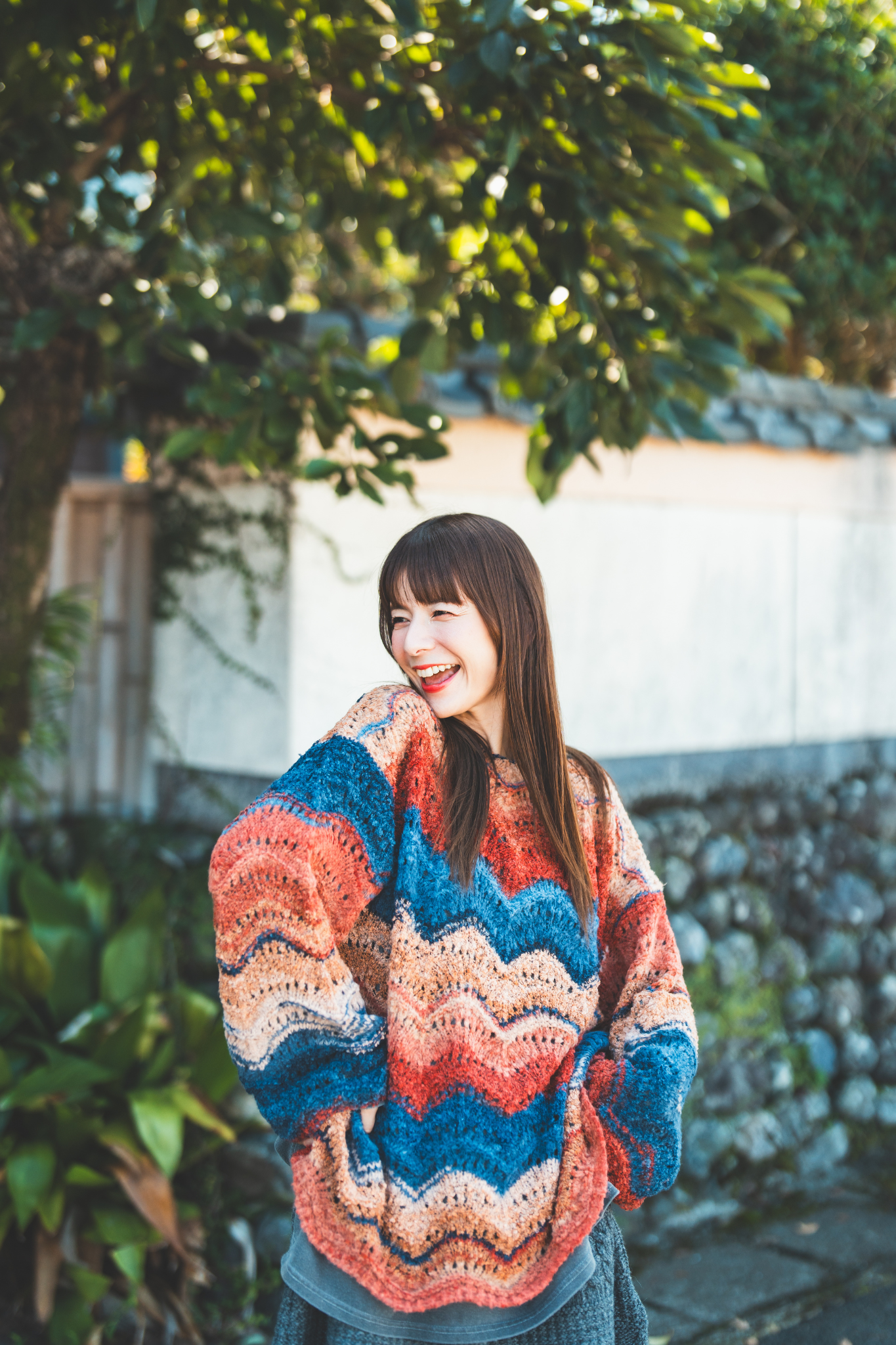 【moyan ecri× StyleReborn】カスリニットプルオーバー