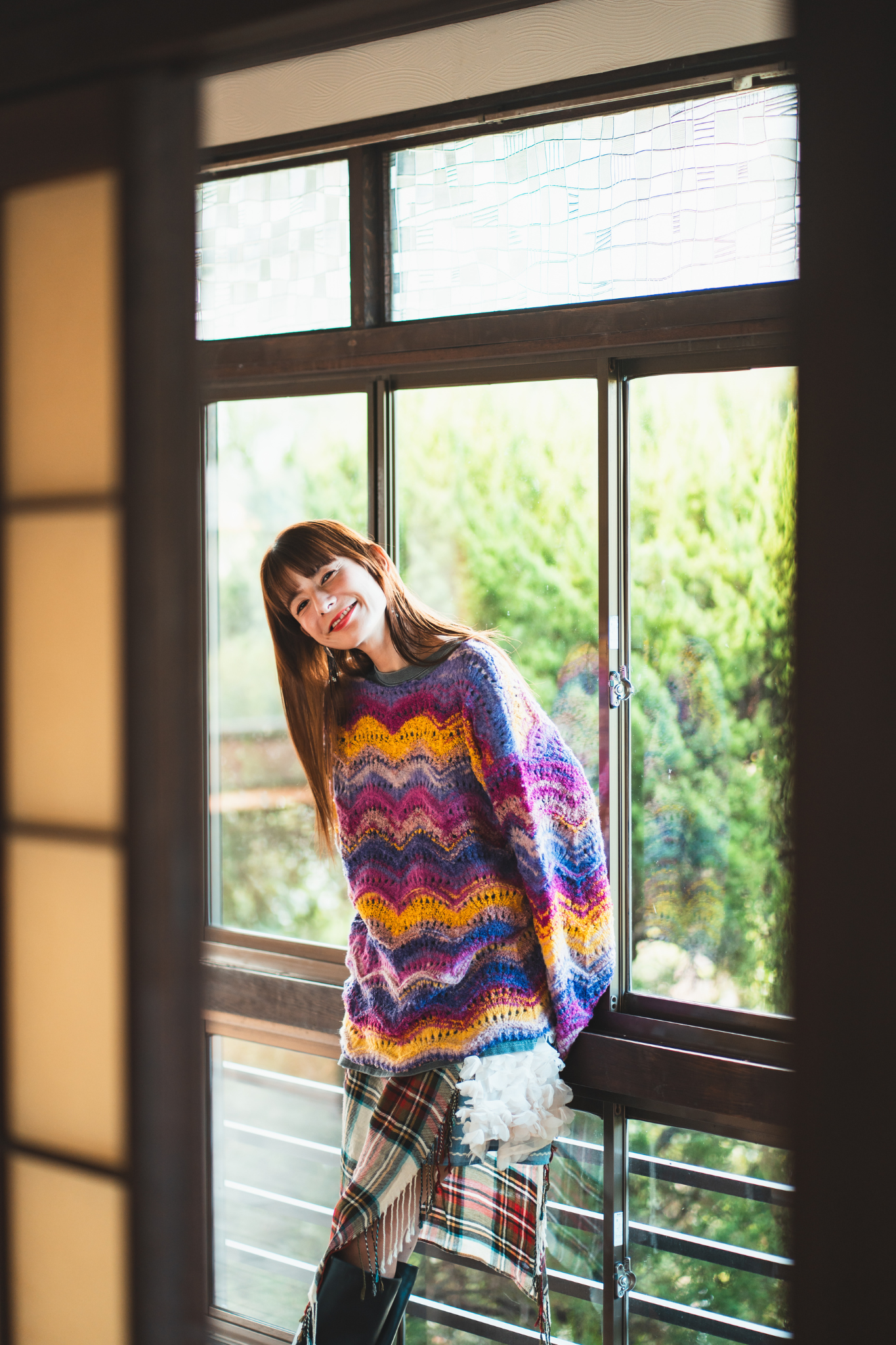 【moyan ecri× StyleReborn】カスリニットプルオーバー