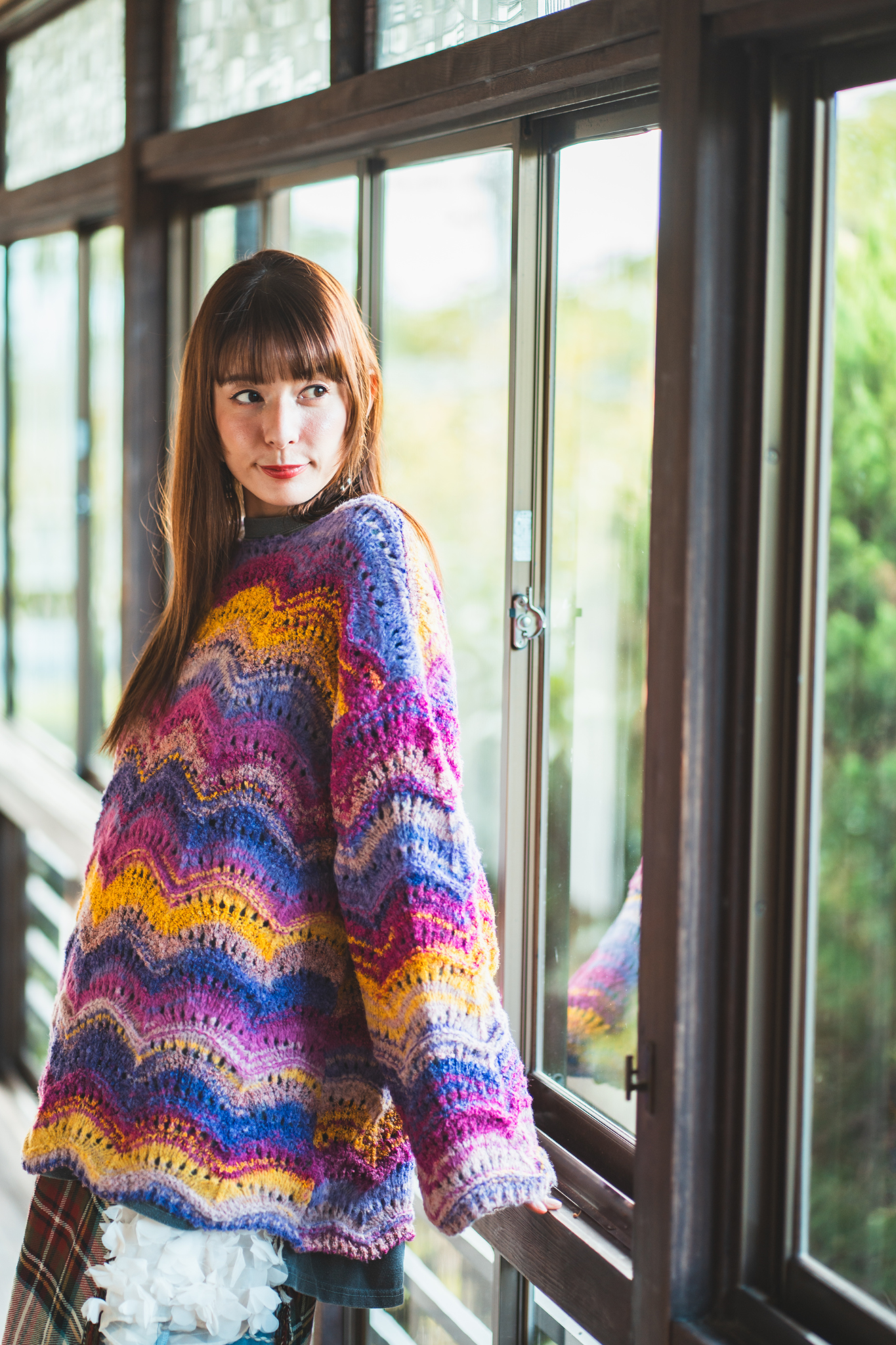 【moyan ecri× StyleReborn】カスリニットプルオーバー