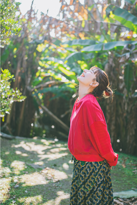 【moyan ecri× StyleReborn】Tuck Flare Skirt CROSS