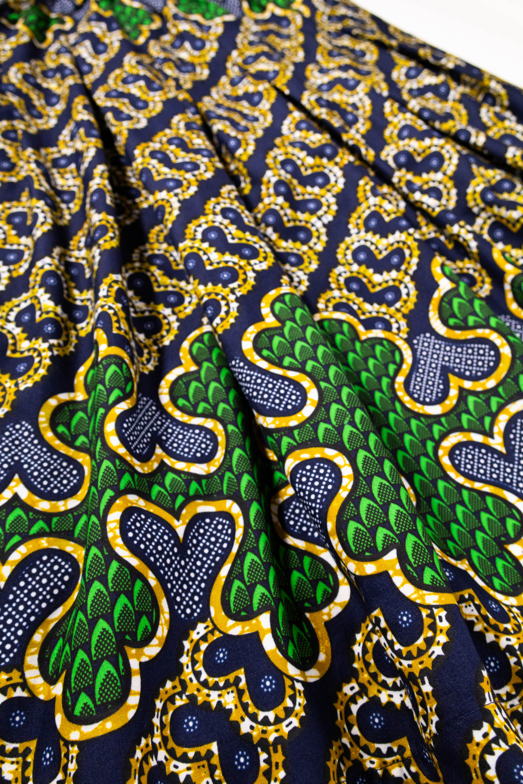 【moyan ecri× StyleReborn】Africa Tuck Gather Skirt Helianthus