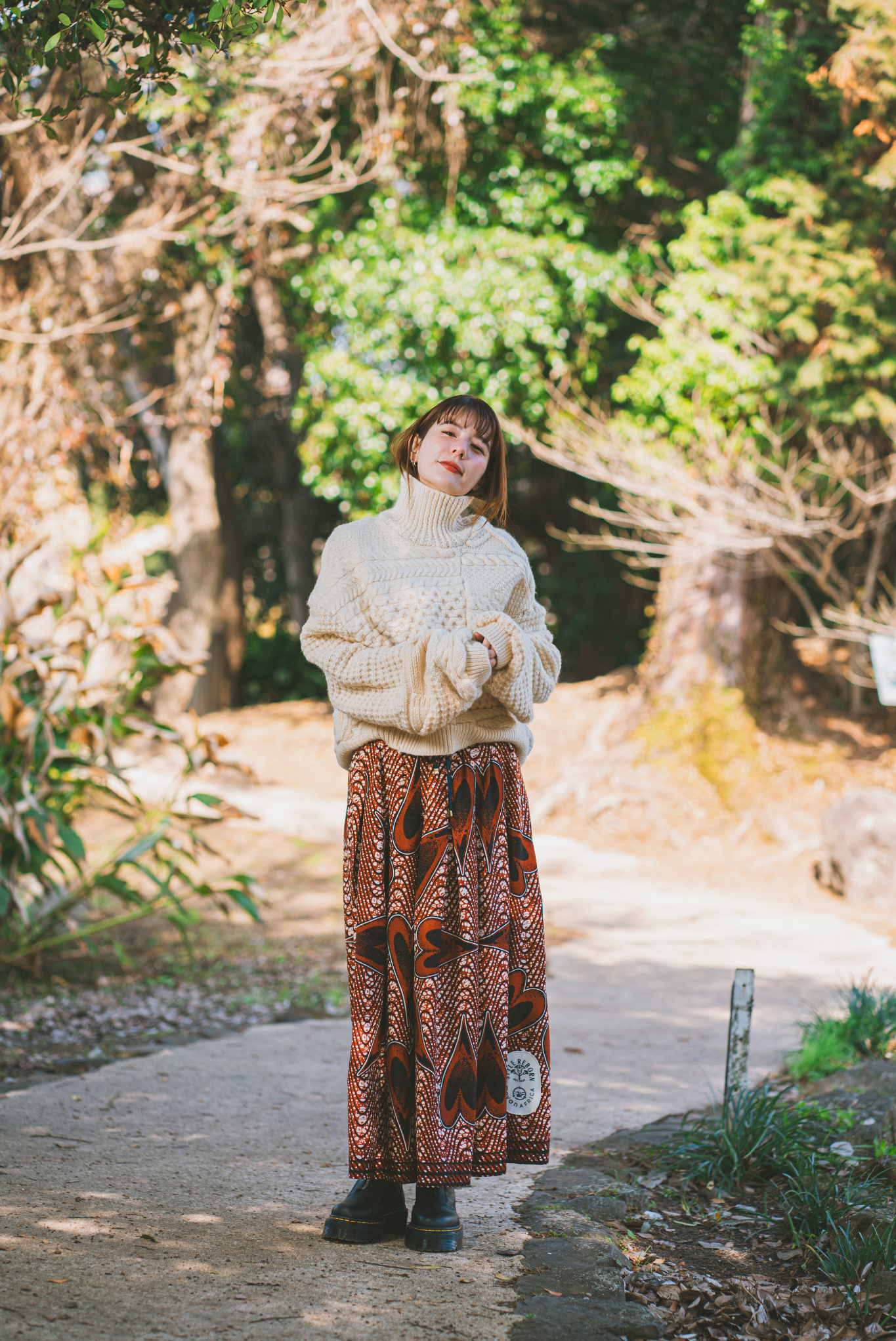 【moyan ecri× StyleReborn】Tuck Flare Skirt FunnyMood