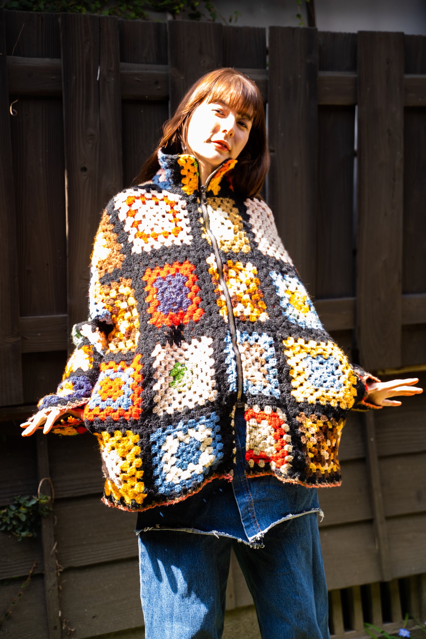 【REMAKEBYK×StyleReborn】Remake Crochet Track Jacket