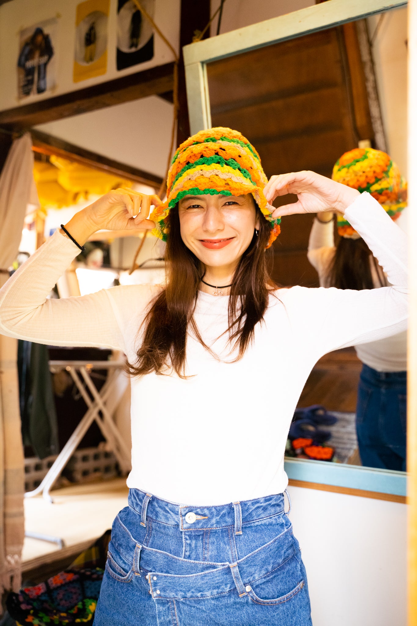 【REMAKEBYK×StyleReborn】Remake Crochet Hat