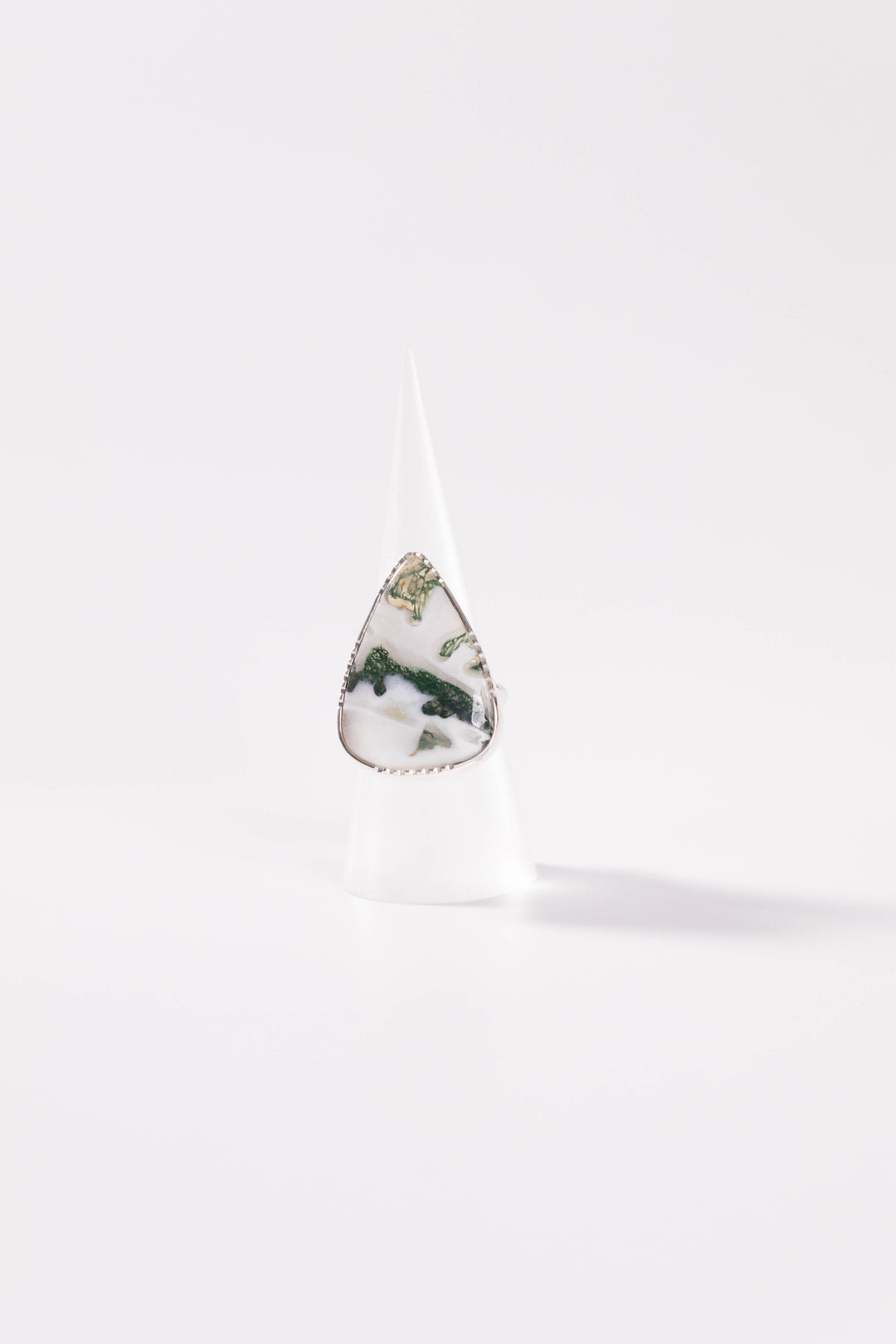 Nanan Ringer 【nanan bijouxxx×StyleReborn】Together Stone Collection Ring Moss Agate ...