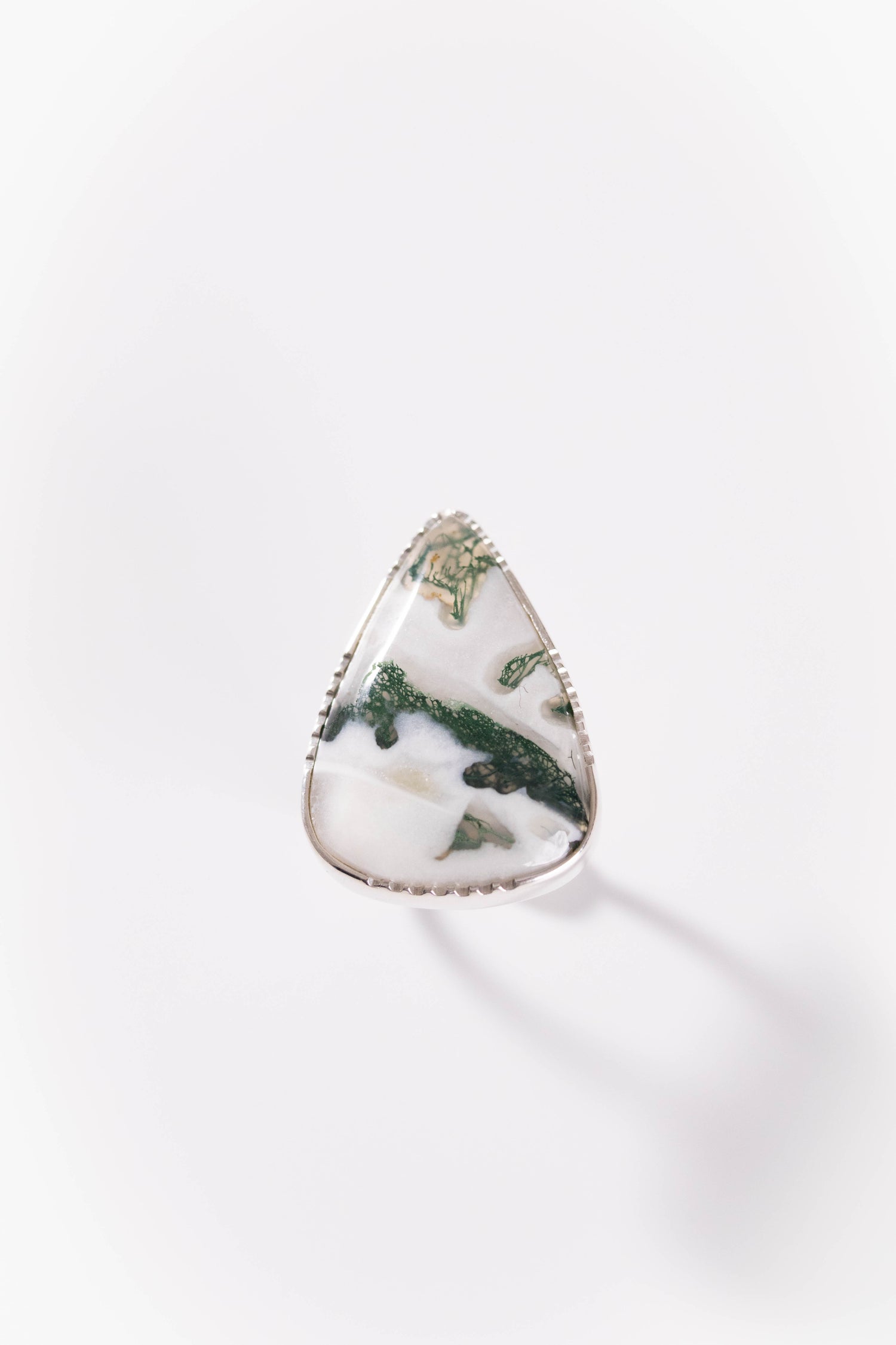 【nanan bijouxxx×StyleReborn】Together Stone Collection Ring Moss Agate