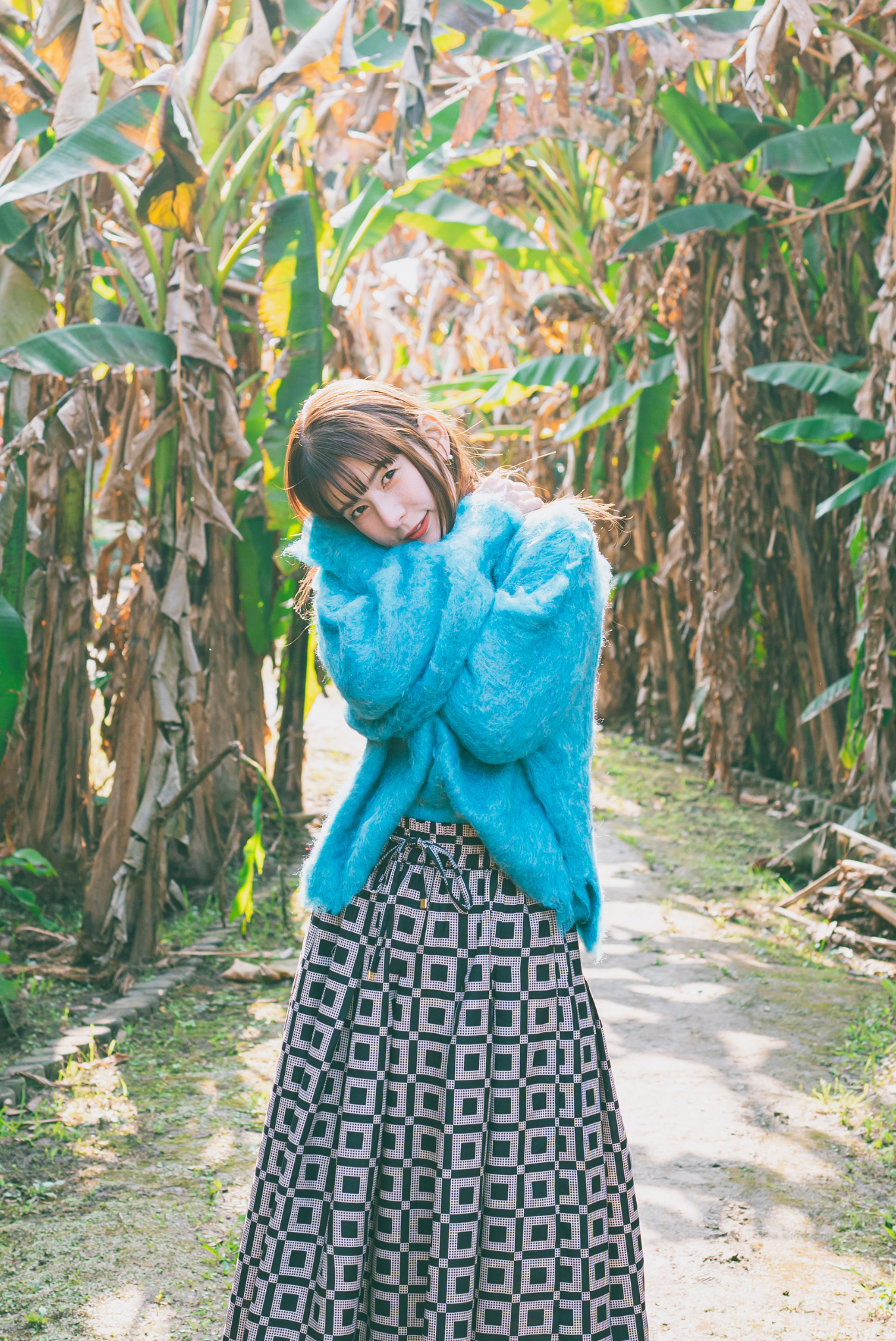 moyan ecri× StyleReborn】Tuck Flare Skirt New Blocks – Style Reborn